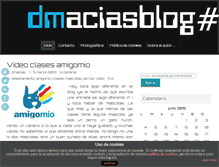 Tablet Screenshot of dmaciasblog.com